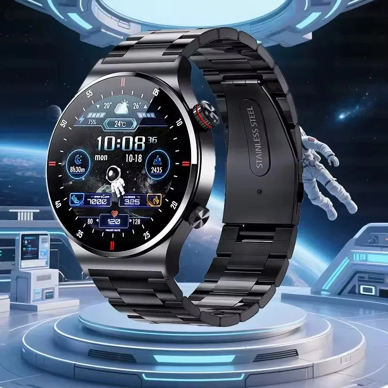 2025 NFC Bluetooth Call Smart Watch Men Full Screen GPS Sports Bracelet Waterproof ECG Health Monitor SmartWatch for IOS Android