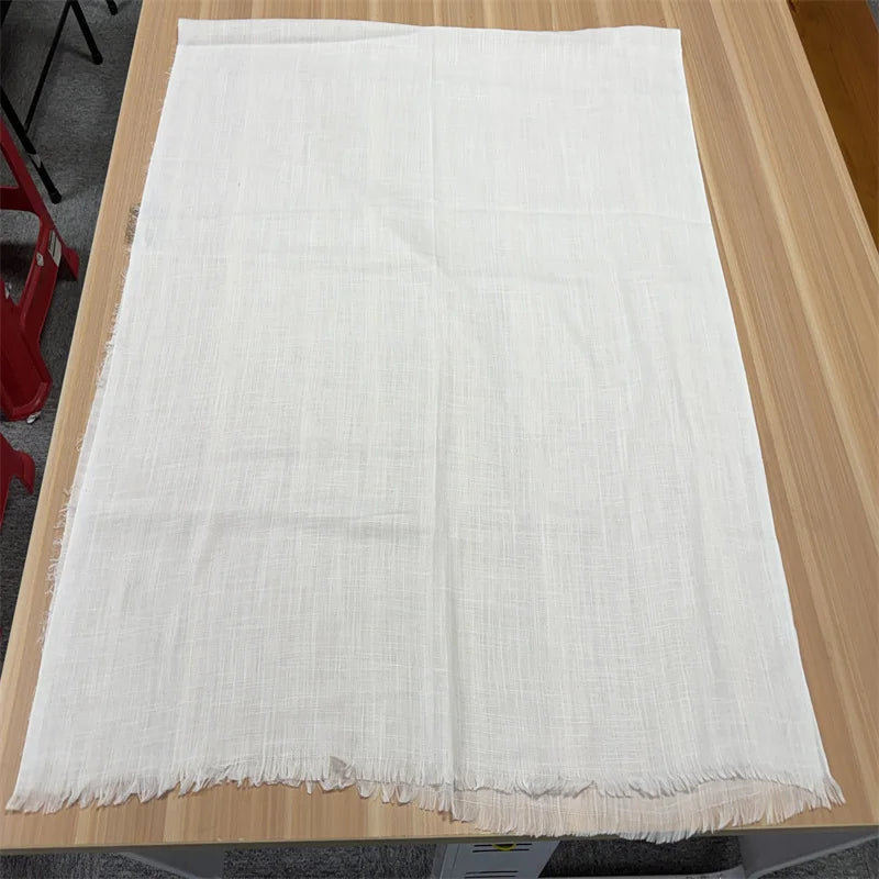 New Long Scarf Women Cotton Scarf Beach Hijab Shawls and Wraps 2026 Luxury Brand Solid Color  Echarpe Designer