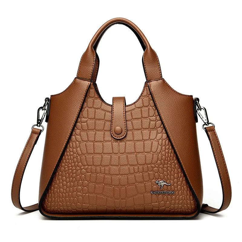 Luxury Designer Handbag Brand High Quality Soft Leather Bags 2024 Sac Crossbody Shoulder Bag For Womens Casual Tote Bag Bolsos