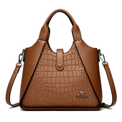 Luxury Designer Handbag Brand High Quality Soft Leather Bags 2024 Sac Crossbody Shoulder Bag For Womens Casual Tote Bag Bolsos