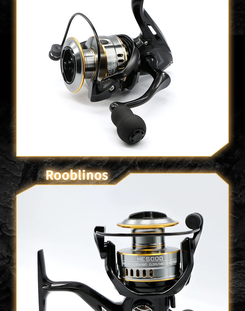 Fishing accessorHE Spinning Reels Ultralight Metal 5.2:1 Gear Ratio 1000-7000 Saltwater Or Freshwater Big Max Drag Fishing Reels