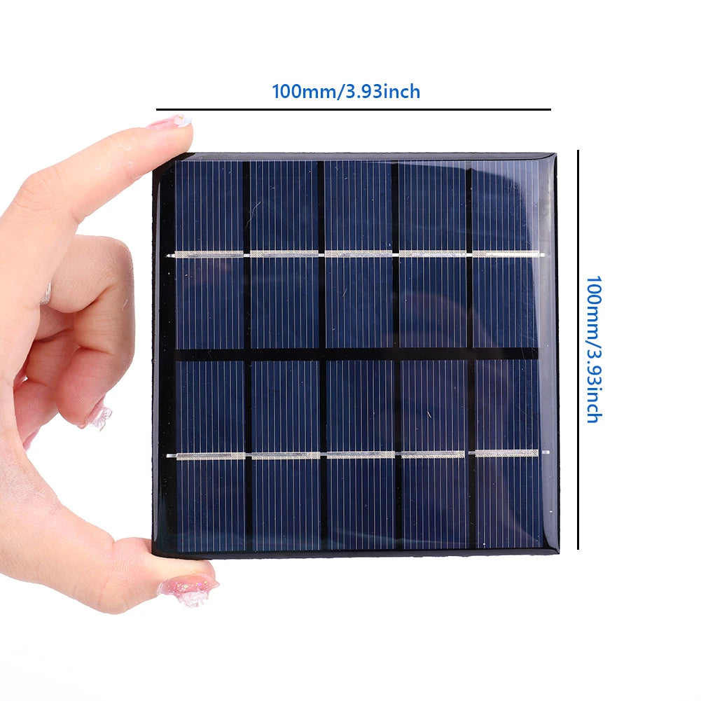 10W 5V Portable Solar Panel USB Battery Charger Solar Charging Panel Waterproof Phone Power Bank for Camping Backpacking Hiking