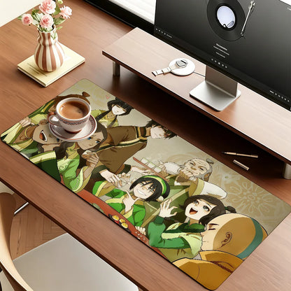 Cartoon A-Avatar adventure Mouse Pad Square Office Gaming Desk Mat Waterproof Non-Slip Rubber Decorative