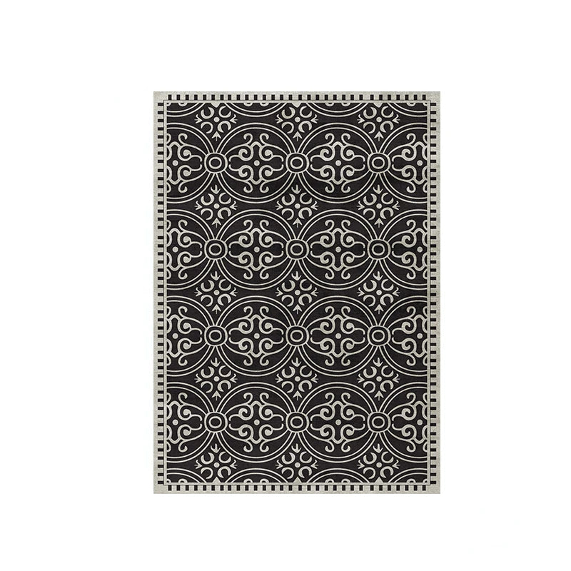 Light Luxury Black and White Striped Rug Modern Large Area Living Room Sofa Rugs Simple Bedroom Decor Carpet Home Room Carpets