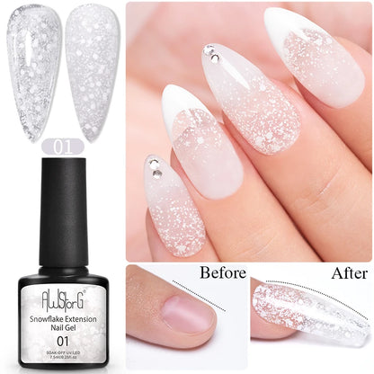 7.5ml Golden Light  Magnetic Gel Golden Gems Magnetic Gel Nail Polish Cat Nail Sparkling Glitter Semi Permanent Varnish