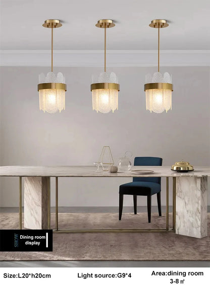 Modern Luxury Lustre Crystal Chandelier Living Room Ceiling Lights Dining Room LED Chandeliers Villa Gold Crystal Pendant Lamp