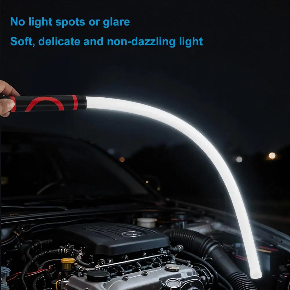 73cm Flexible LED Flashlight Stick Rechargeable Work Light Professional Mechanic Tool for Car Repair Engine Bay Inspection Lamp