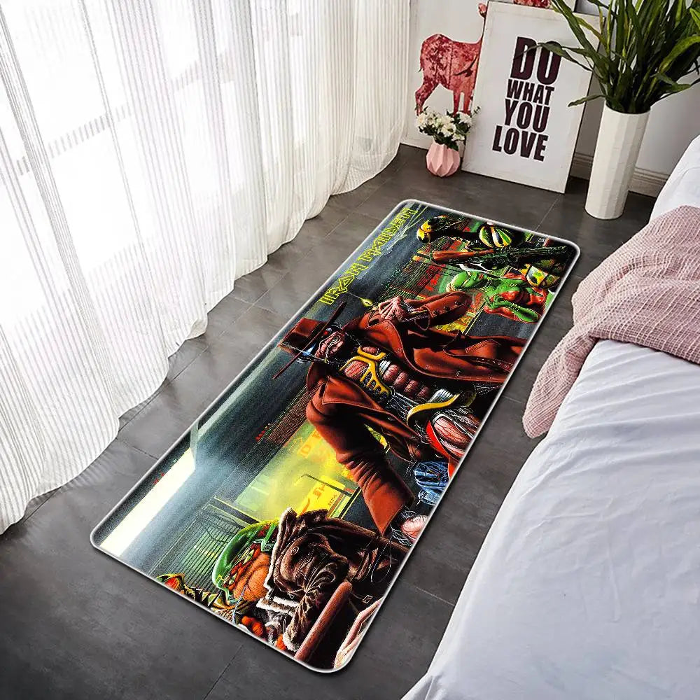 Iron MaidenS Floor Mat Entrance Doormat Bath Mats Non-slip Mat Carpets Carpet Entrance Of House Custom Kitchen Foot Mat Cute Rug