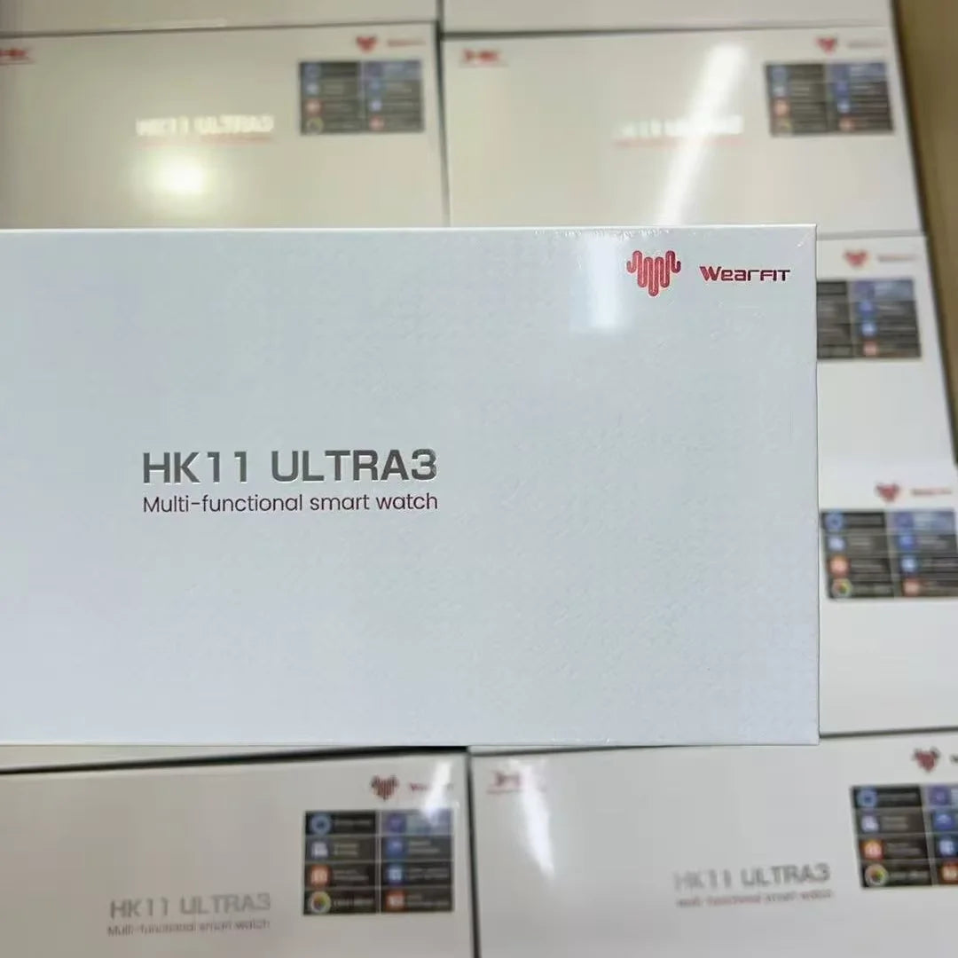 2025 HK11 ULTRA 3 Smartwatch 49mm HD AMOLED Bluetooth Network ChatGPT Call Robot Clock NFC Compass Men Women Smart Watch