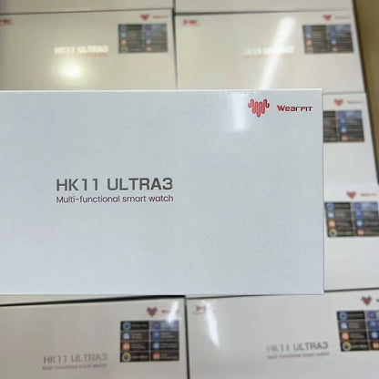 2025 HK11 ULTRA 3 Smartwatch 49mm HD AMOLED Bluetooth Network ChatGPT Call Robot Clock NFC Compass Men Women Smart Watch