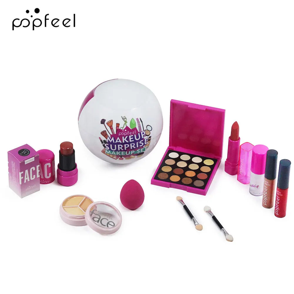 POPFEEL Spherical Packaging Makeup SetMaking It a Creative Gift Box Suitable Beginners, Perfect for Birthdays And Holidays.