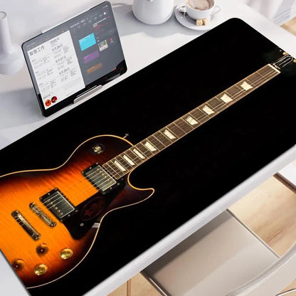 Large Mouse Pad .Mousepad Fender Guitar Gamer Keyboard Mat Game Mats Office Accessories Mausepad Gaming Computer Table Stitch