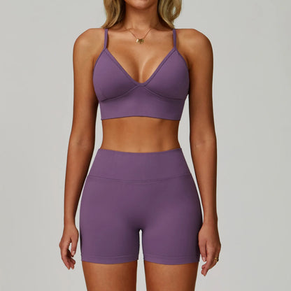 2/3PCS Seamless Sport Yoga Set Women's Breathable High Waist Fitness Sportwear Women Sports Underwear Set Gym Workout Clothes
