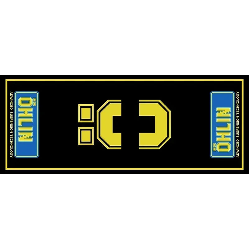 Motorcycle Carpet Polyester Parking Mat Display Carpet Racing Bicycle Carpets Mat Anti-slip Bedside Rugs Customized Display Rug
