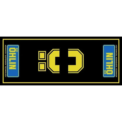 Motorcycle Carpet Polyester Parking Mat Display Carpet Racing Bicycle Carpets Mat Anti-slip Bedside Rugs Customized Display Rug