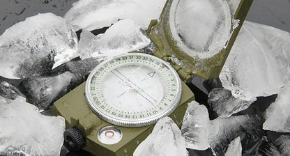Metal Tactical Survival Military Compass Professional High Precision Sighting Navigation Luminescent for Outdoor Hiking Geology