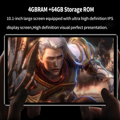 2025 Global Version Original BDF Pad Tablet 10.1 inch HD Android 11, 4GB+64GB, 5000mAh ,3G Dual SIM WiFi Tablet PC