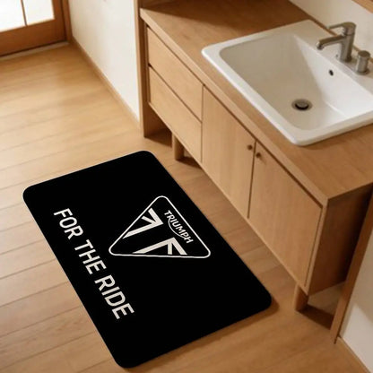 T-Triumph Motorcycle Logo Room Mats Retro Multiple Choice Living Room Kitchen Rug Non-Slip Welcome Rug