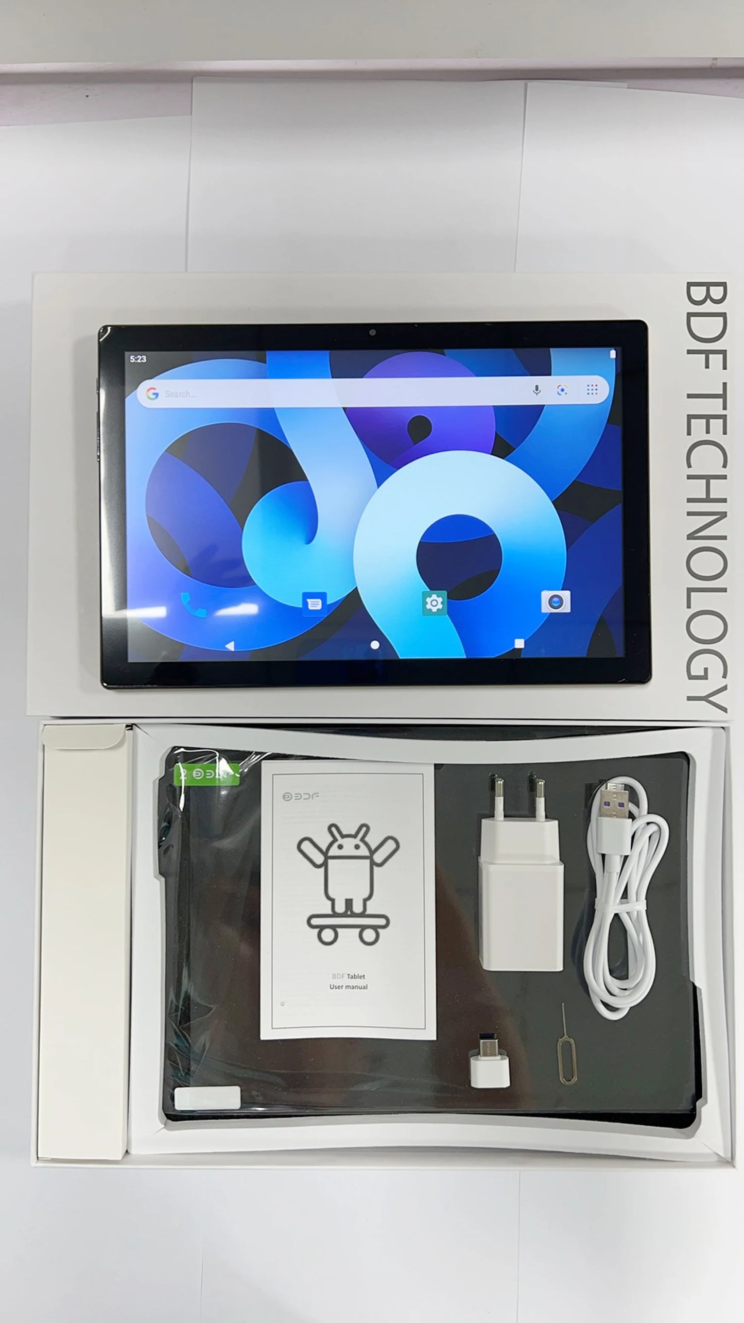 2025 Global Version Original BDF Pad Tablet 10.1 inch HD Android 11, 4GB+64GB, 5000mAh ,3G Dual SIM WiFi Tablet PC