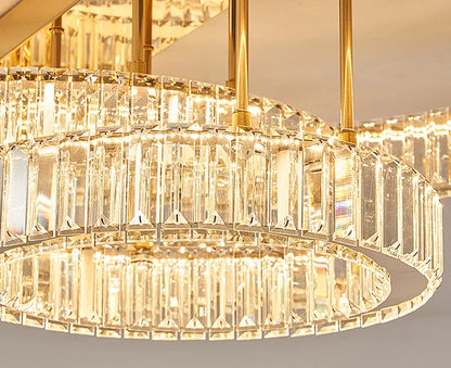 Home Decoration Pendant Lights, Luxury Crystal Living Room Chandelier, Bedroom Pendant Lamp, Ceiling Light, Indoor Lighting