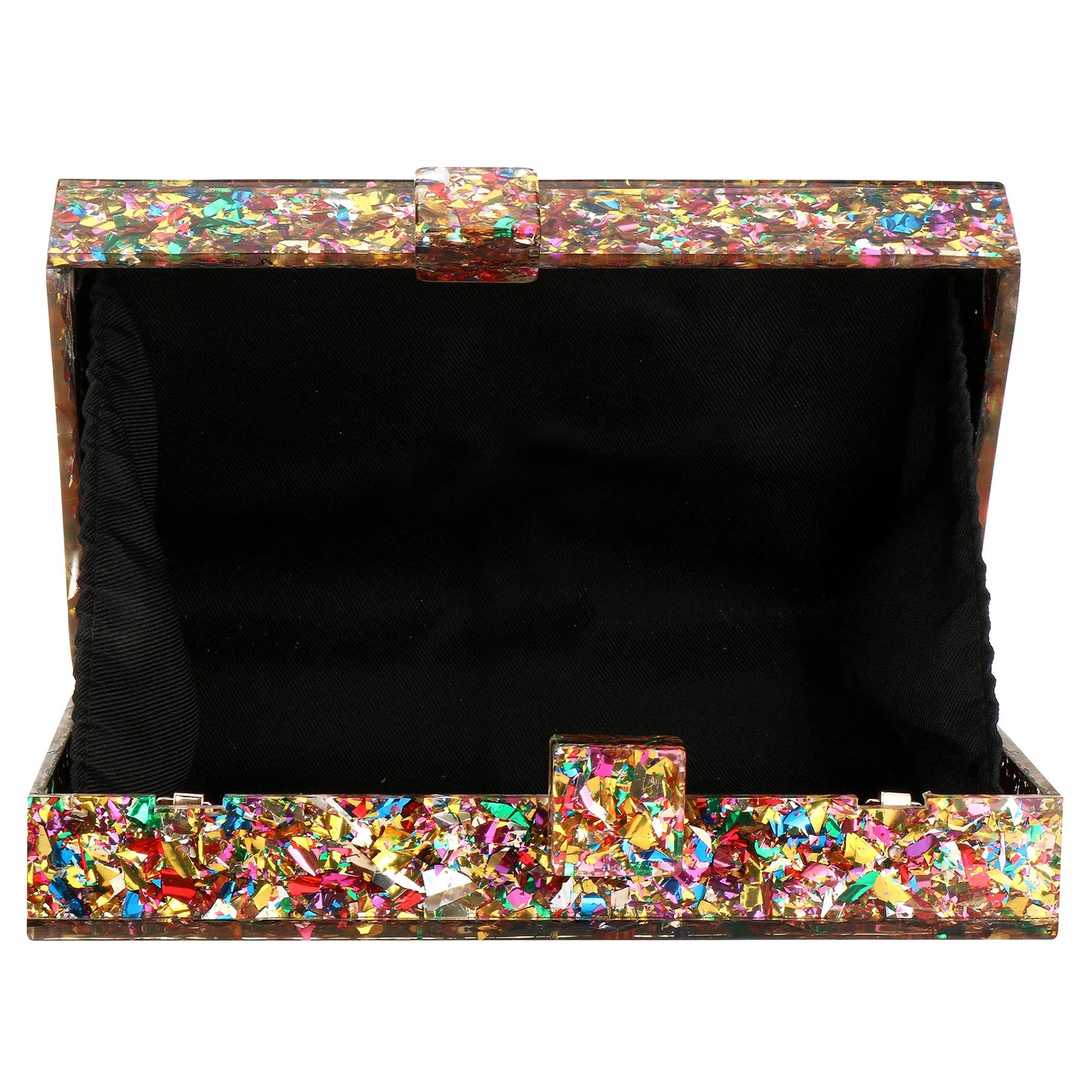 Acrylic Luxury Wedding Chain Handbag Women Box Clutch Evening Bags Chic Party Shoulder Crossbody Bags Ladies Dinner Dress Purses