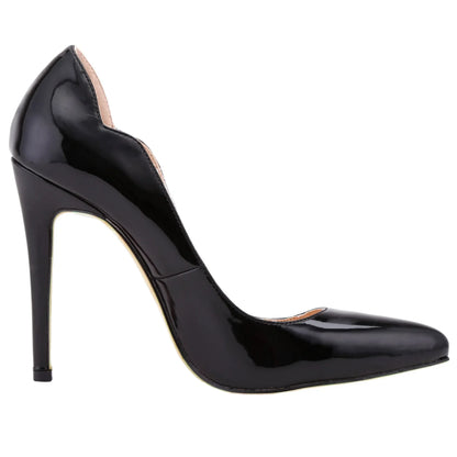 Women Pumps Fashion Sexy 11cm High Heels Classic Pointed Toes Ship-on Stilettos Elegant Thin Heel Jazz Dance Dress Wedding Shoes