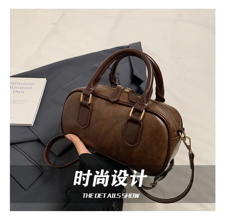 Women 2026 New Fashionable Classic Style Square Shoulder Crossbody Bags Solid Zipper Popularity Sense Luxury Handbags