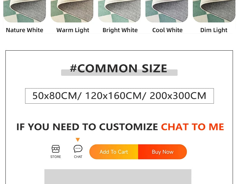 Bedroom Carpet Non-slip Dirt-resistant Wear-resistant Floor Mat US Dollar Bedside Rugs Long Home Decoration Mats Alfombra 침실 카펫