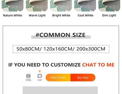 Bedroom Carpet Non-slip Dirt-resistant Wear-resistant Floor Mat US Dollar Bedside Rugs Long Home Decoration Mats Alfombra 침실 카펫