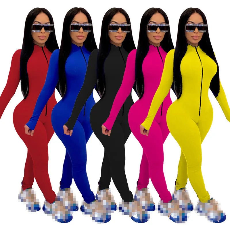 Jumpsuit Women Overall Summer Clothes Long Sleeve Jumpsuit Rompers Women Jumpsuit Summer Clothing
