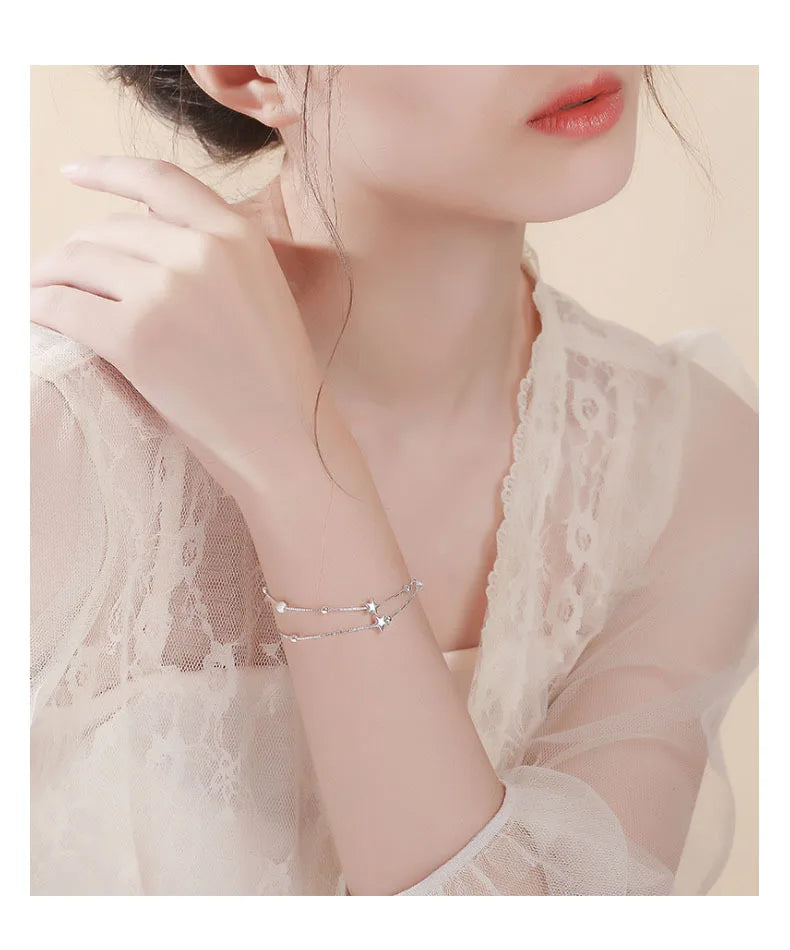 925 Sterling Silver Bracelet Woman Vintage Luxury Original Jewelry Accessories Fashion Designer Party Wedding Jewelry Gifts 2025