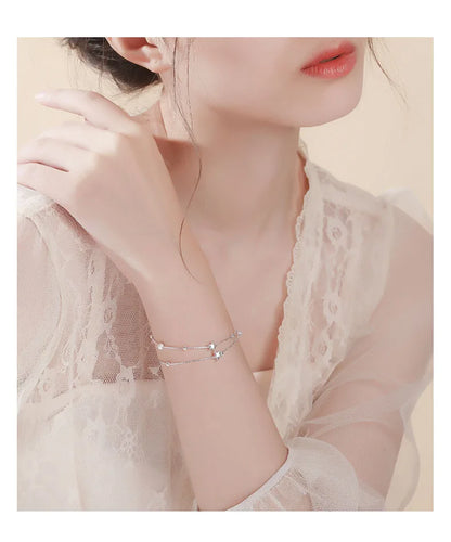 925 Sterling Silver Bracelet Woman Vintage Luxury Original Jewelry Accessories Fashion Designer Party Wedding Jewelry Gifts 2025