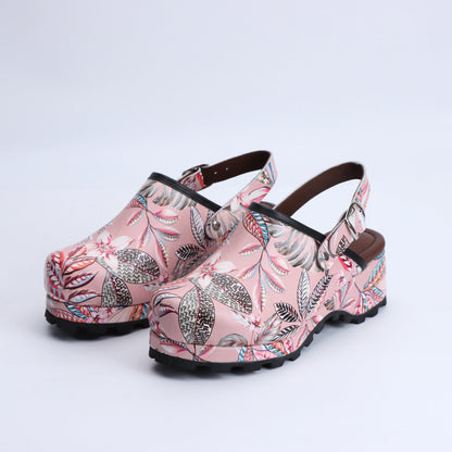 Luxury Designer Slingback Sandals for Women,Handmade Lambskin,Rubber Sole,Trendy 2025 Fashion Slides,Graffiti Print,Summer Shoes