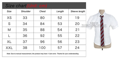 Summer Girls College Style Uniform Suit White Puff-Sleeve Shirt with Bow Slim Waist Skirt Set Women's Short-Sleeve Top And Skirt
