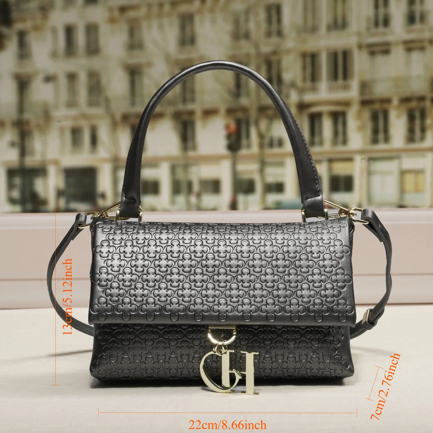 CHHC Luxury Small Batch 2026 Women Handbags Tote Shoulder Bag Versatile Fashion Crossbody Bag Retro Elegant Purse For Women