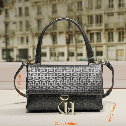 CHHC Luxury Small Batch 2026 Women Handbags Tote Shoulder Bag Versatile Fashion Crossbody Bag Retro Elegant Purse For Women