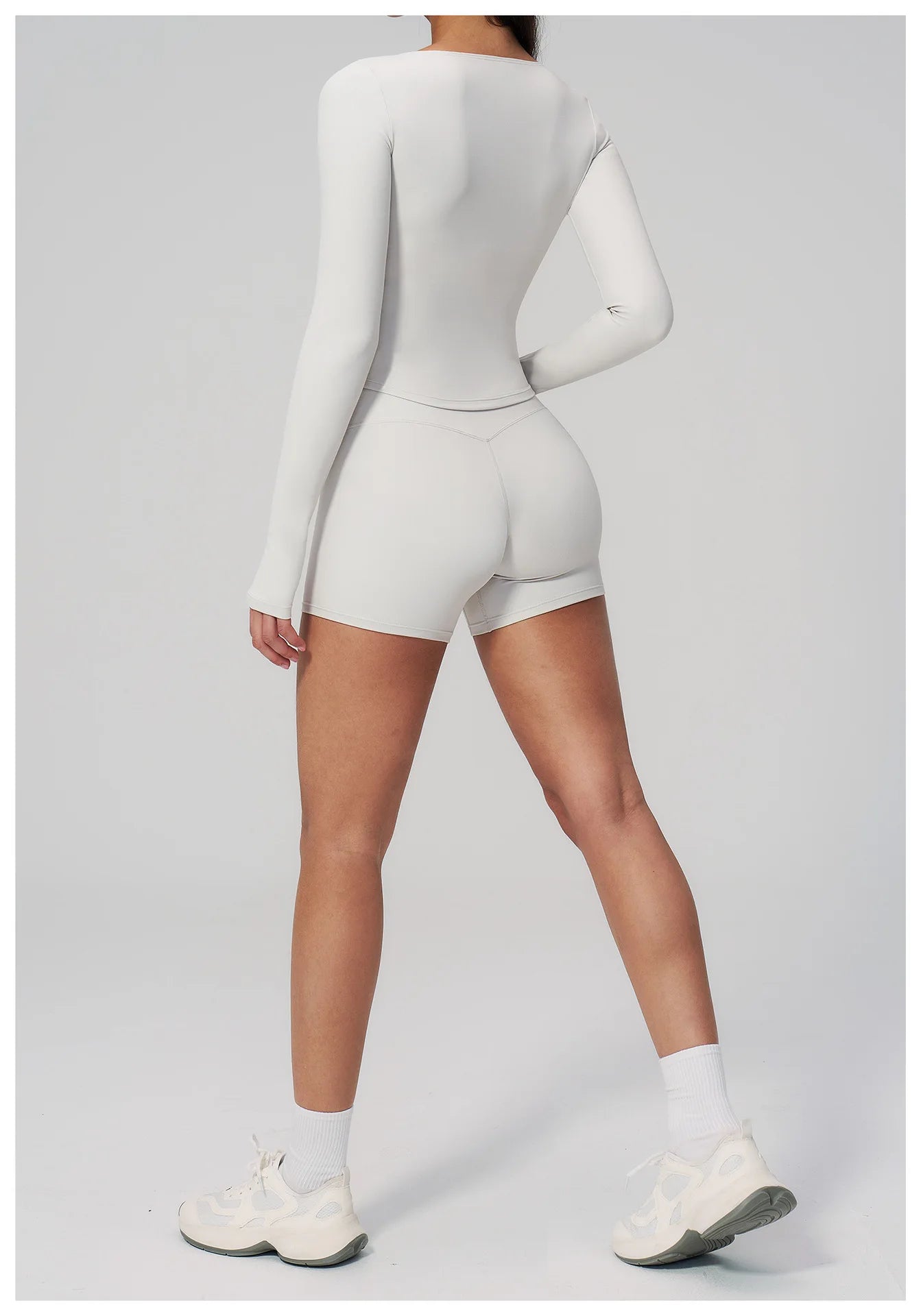 Yoga Set 2PCS Women Tracksuit Sportswear Workout Clothes Athletic Wear Gym Clothing Legging Fitness Top Long Sleeve Sports Suits