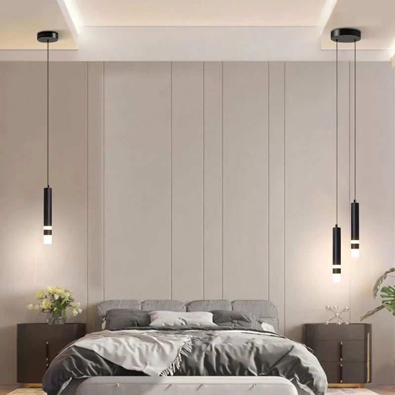 Interior Pendant Lights for Bedroom Adjustable Suspended Hanging Lamps Nordic Chandelier Lighting Fixtures for Kitchen Bedroom