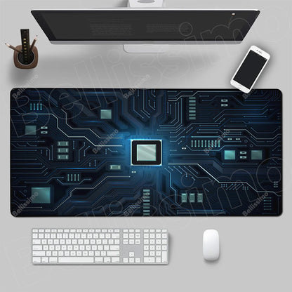 Inside Motherboard Circuit Board Mouse Pad Dropshipping Large Playmat Gaming Customized Mat Gamer Office Mousepad Bulk Desk Mat