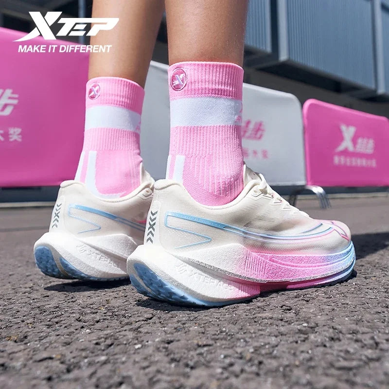 Xtep Shyft 1.0 Running Shoes for Female Durability Combat Breathable Cushion Shock Absorption Stability Sneakers 875318110084