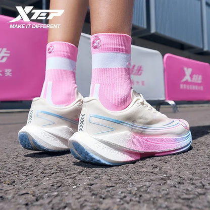 Xtep Shyft 1.0 Running Shoes for Female Durability Combat Breathable Cushion Shock Absorption Stability Sneakers 875318110084