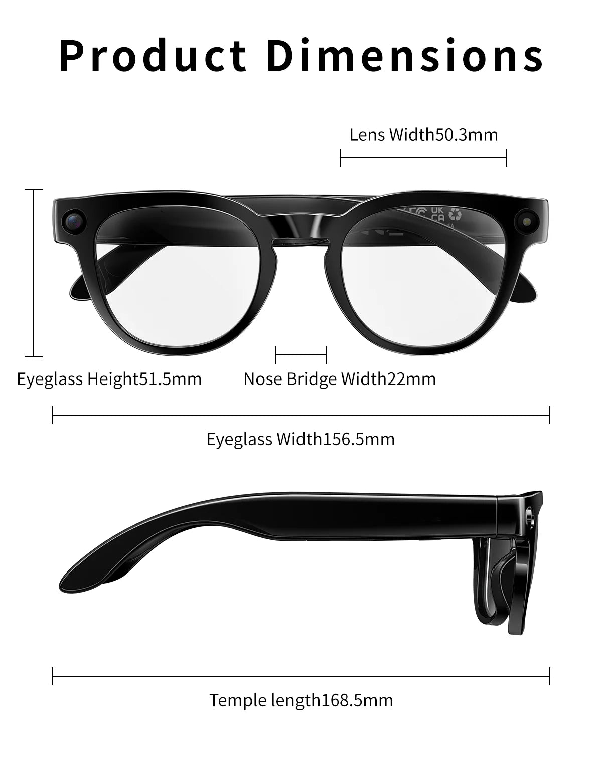 2026 AI Smart Glasses 800W Pixel Camera Translation Glasses Photo Video Recording Bluetooth 5.4 Call Waterproof Smart Sunglasses
