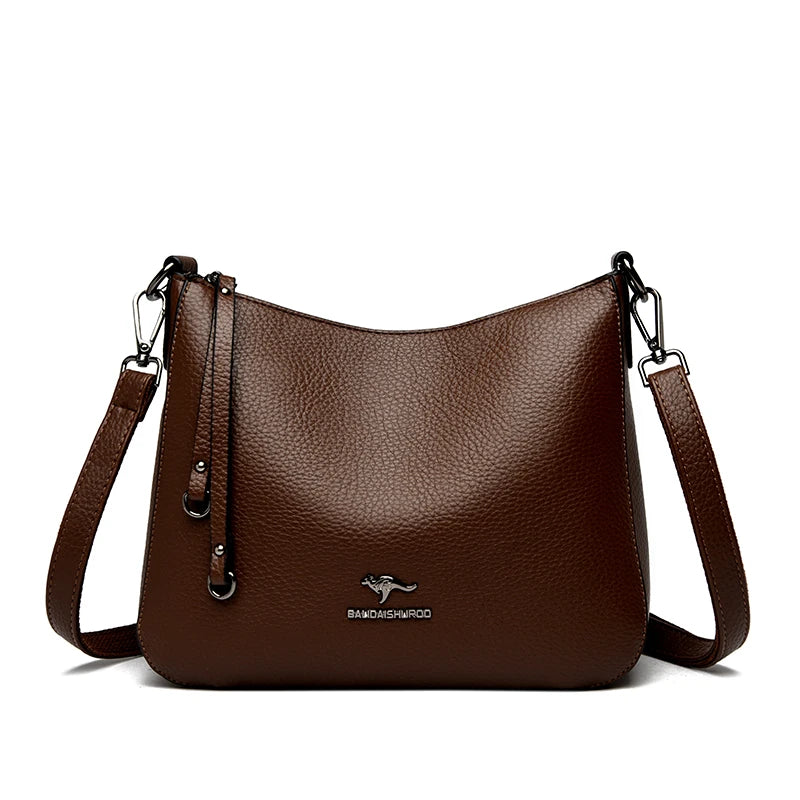 Luxury Leather Large Capacity Handbags Women Bags Designer Tote Bag Shoulder Crossbody Sac Ladies Shopping Messenger Bags