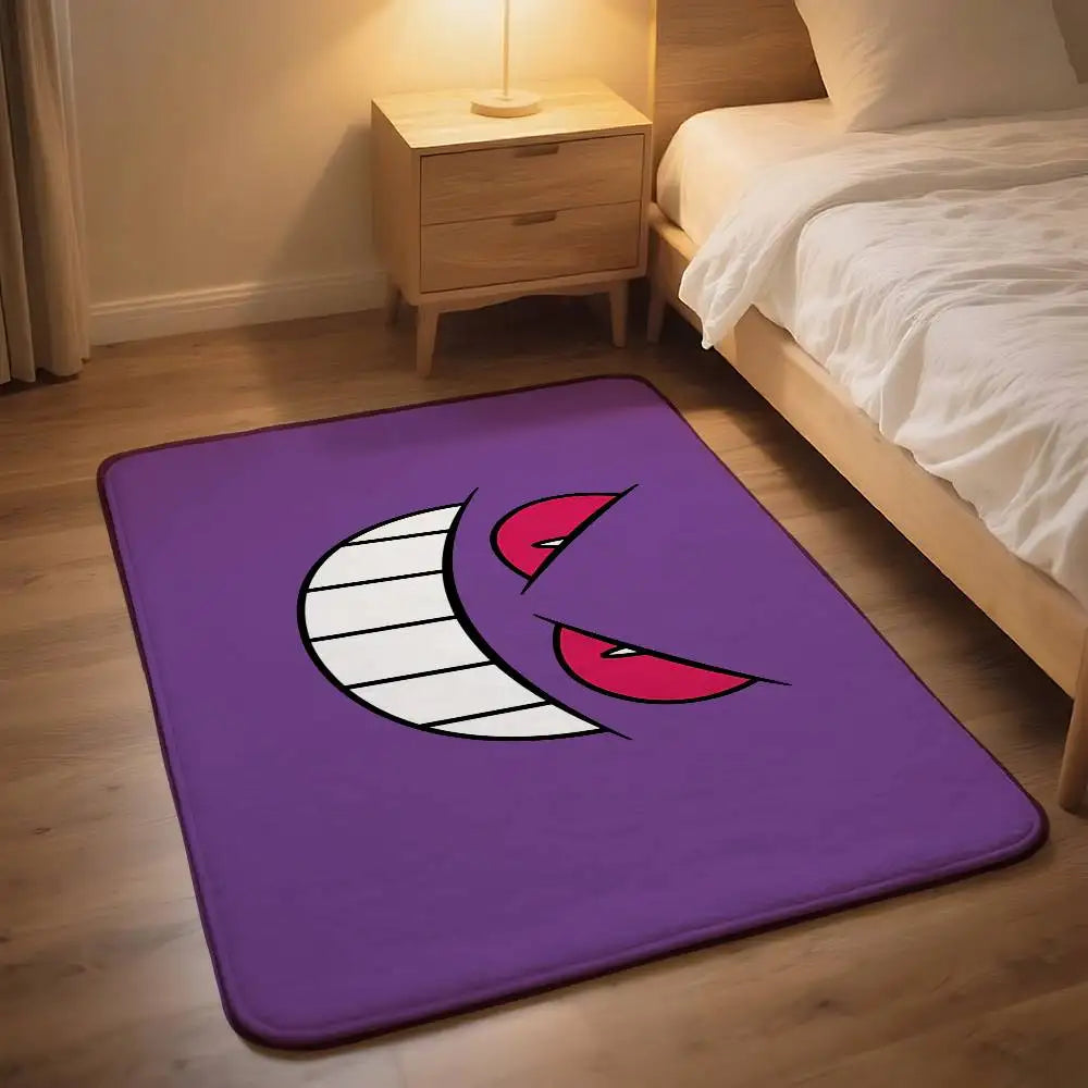 Anime Cute G-Gengar Carpet Bathroom Anti-slip Mat Door Mat Home Decoration Mat Entrance Door Mat Scratch-resistant Door Mat