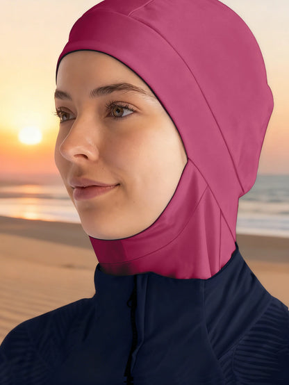 1PCS Burkini Femme Hijab Swim Bathing Hijab Women Summer Beach Instant Turban Cap