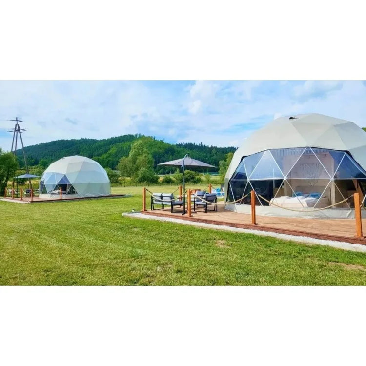 Luxury Glamping Dome For Eco Resort Farm Stay And Airbnb Outdoor Hotel Geodesic Tent With Custom Interior Solution Premium