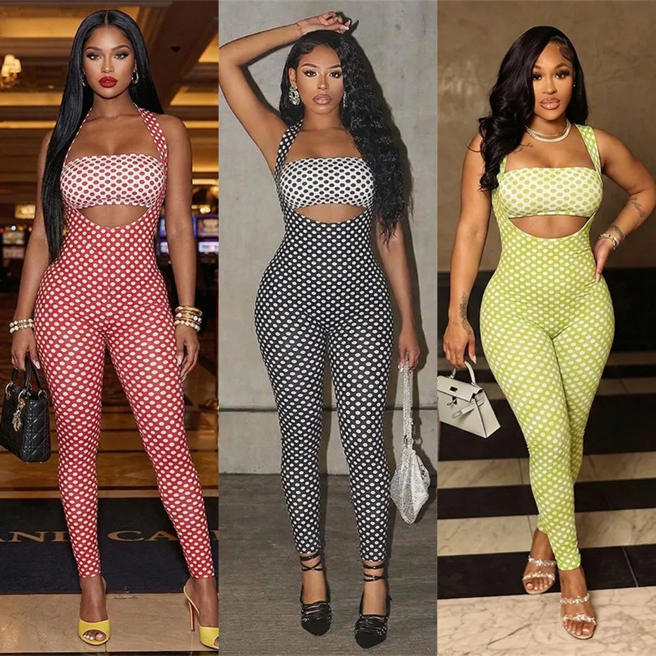 10 Wholesale Rompers Women Sleeveless Halter Lace Up Backless Jumpsuits Sexy Foot-pressing Y2k Fashion Clothing K17113