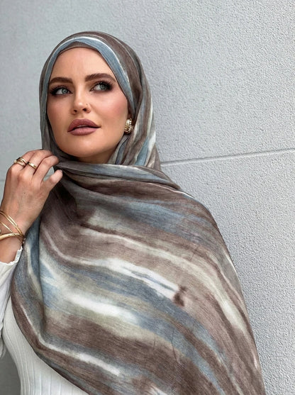 Women Big Size Plain Solid Cotton Rayon Crease Hijab Scarf Lady High Quality Wraps and Shawls Musulman Headband Islamic Turban