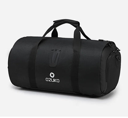 OZUKO Garment Bag Multifunction Men Suit Storage Large Capacity Luggage Handbag Male Waterproof Travel Duffel Bag Shoes Pocket