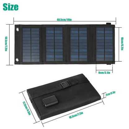 Portable Folding Solar Charger Power Bank Solar Panel for Mobile Phones and Laptops with 40W/50W Power Options